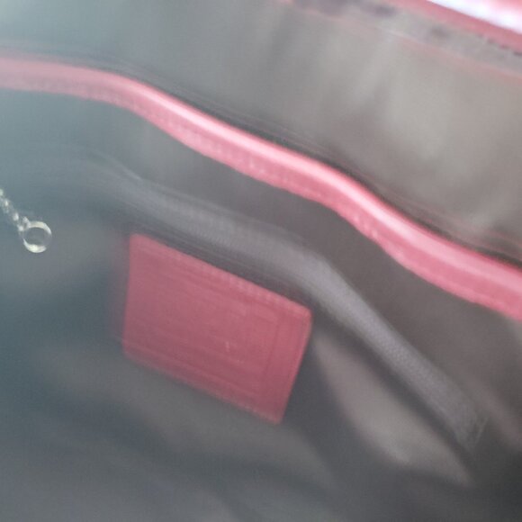 Coach Rare Collectible Vintage Red Y2K Signature Soho Shoulder Bag - Picture 5 of 7